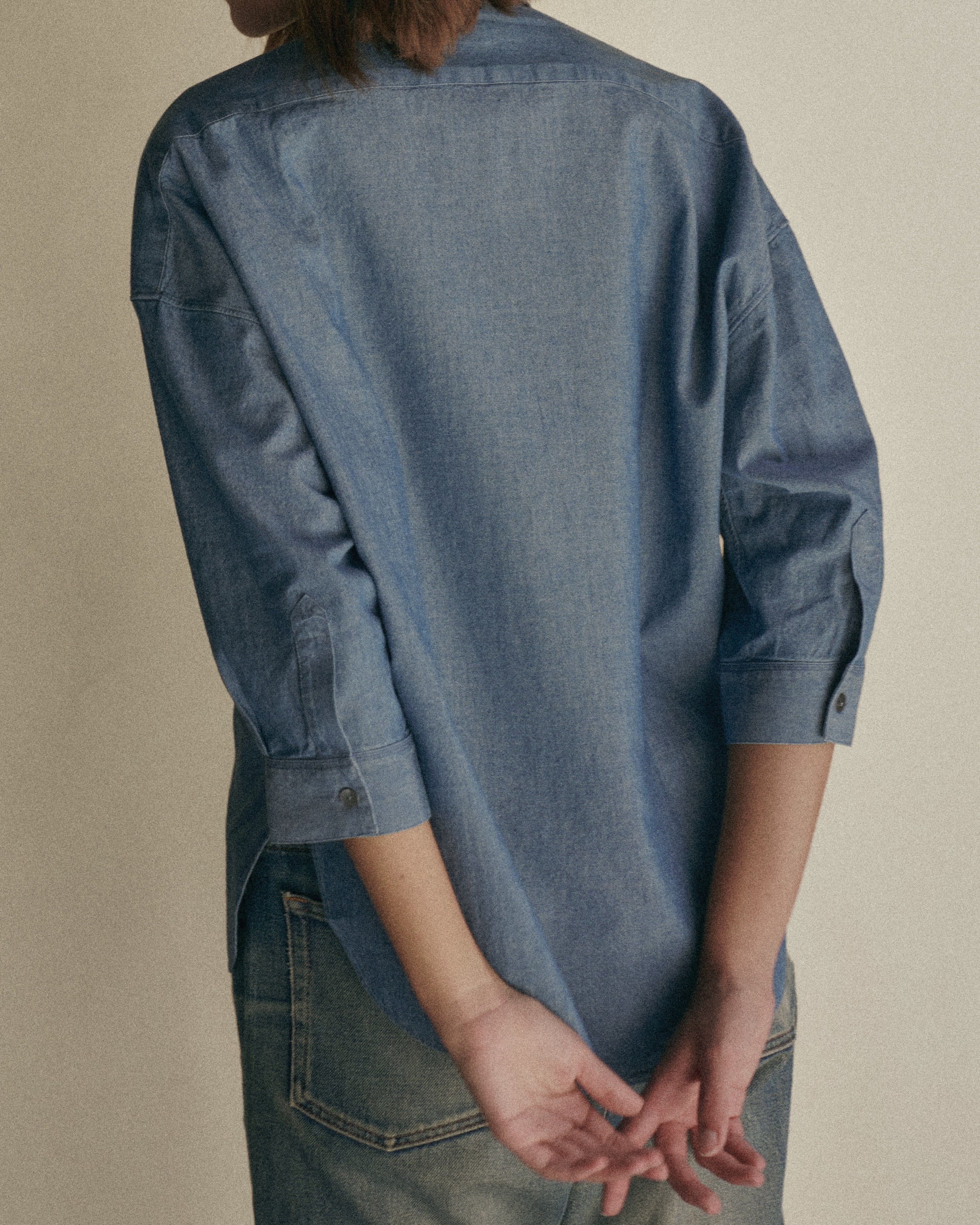 J*N様 25SS DESCENDANT BAKER CHAMBRAY TROU Baker's Apprentice | Indigo Dyed Chambray – E.M.Reitz