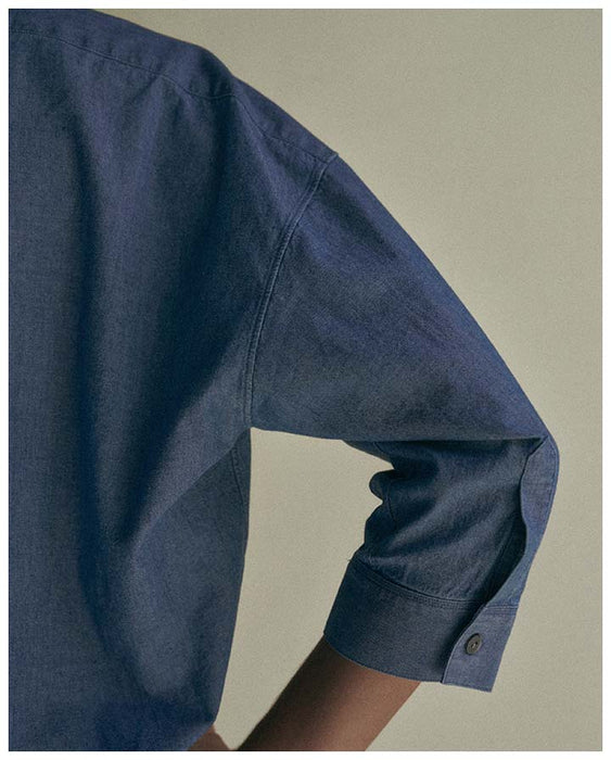 Baker's Apprentice in Indigo Dyed Chambray