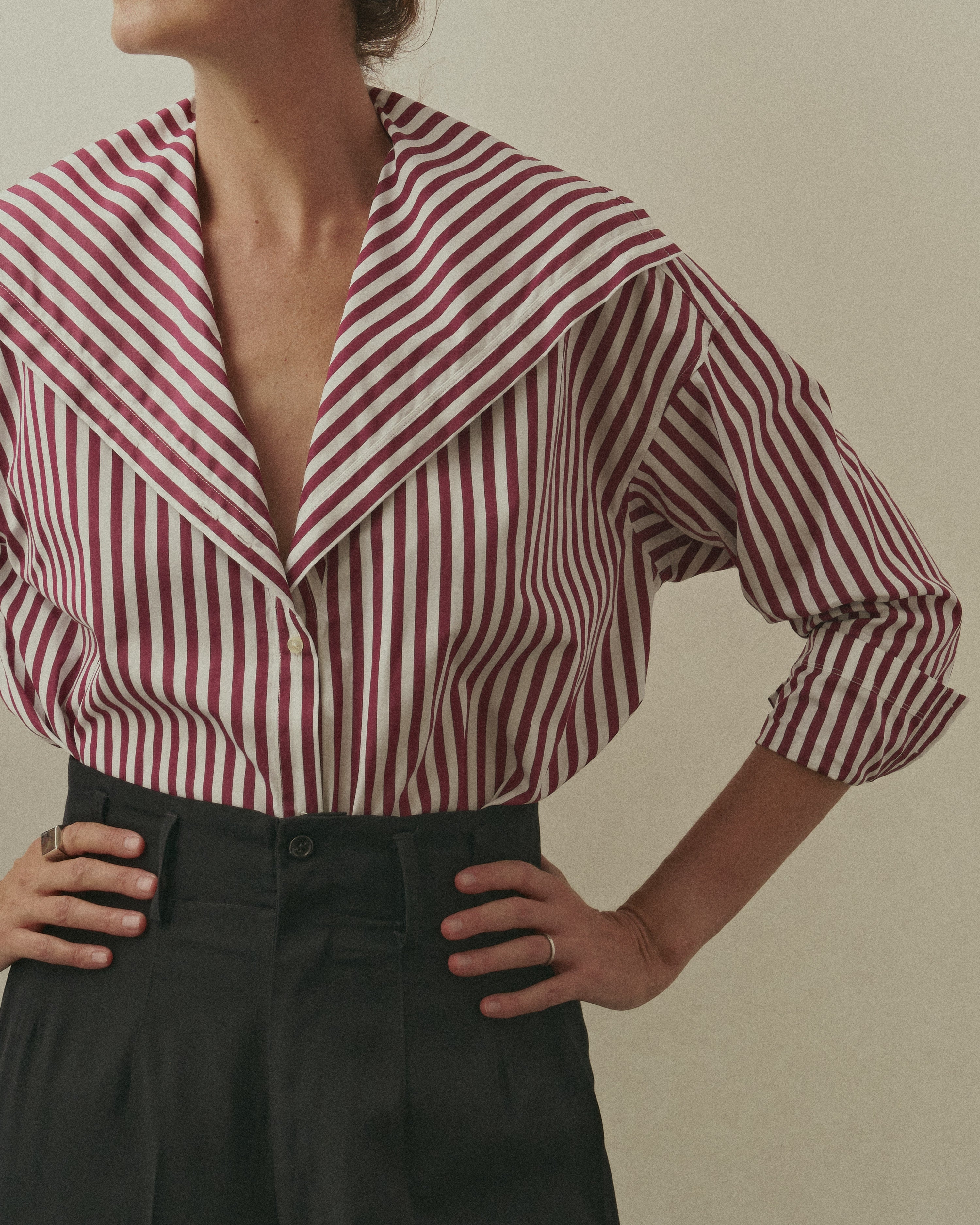 Kingfisher | Claret Stripe