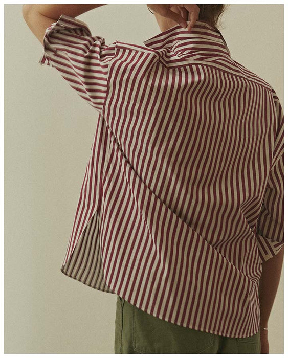 Baker's Apprentice in Claret Stripe