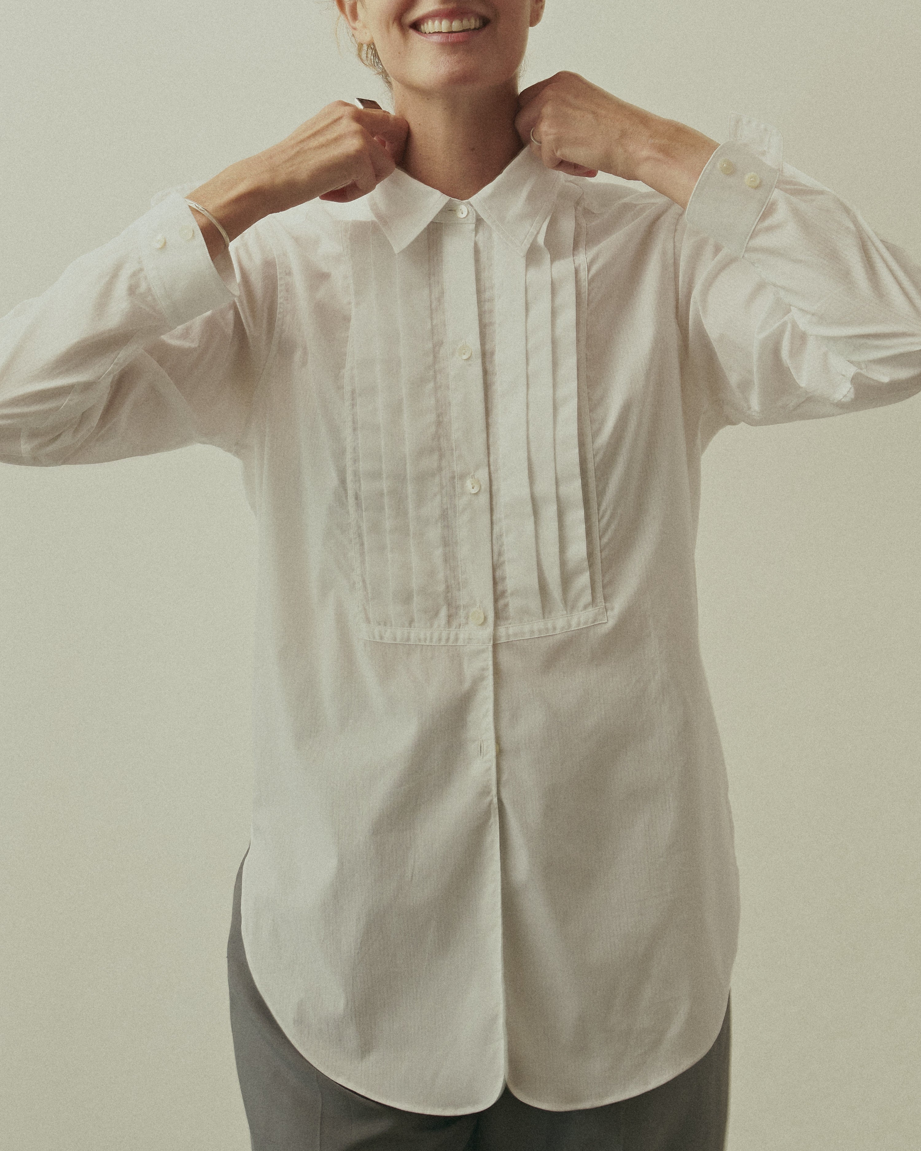 Mirador | White Shadow Stripe