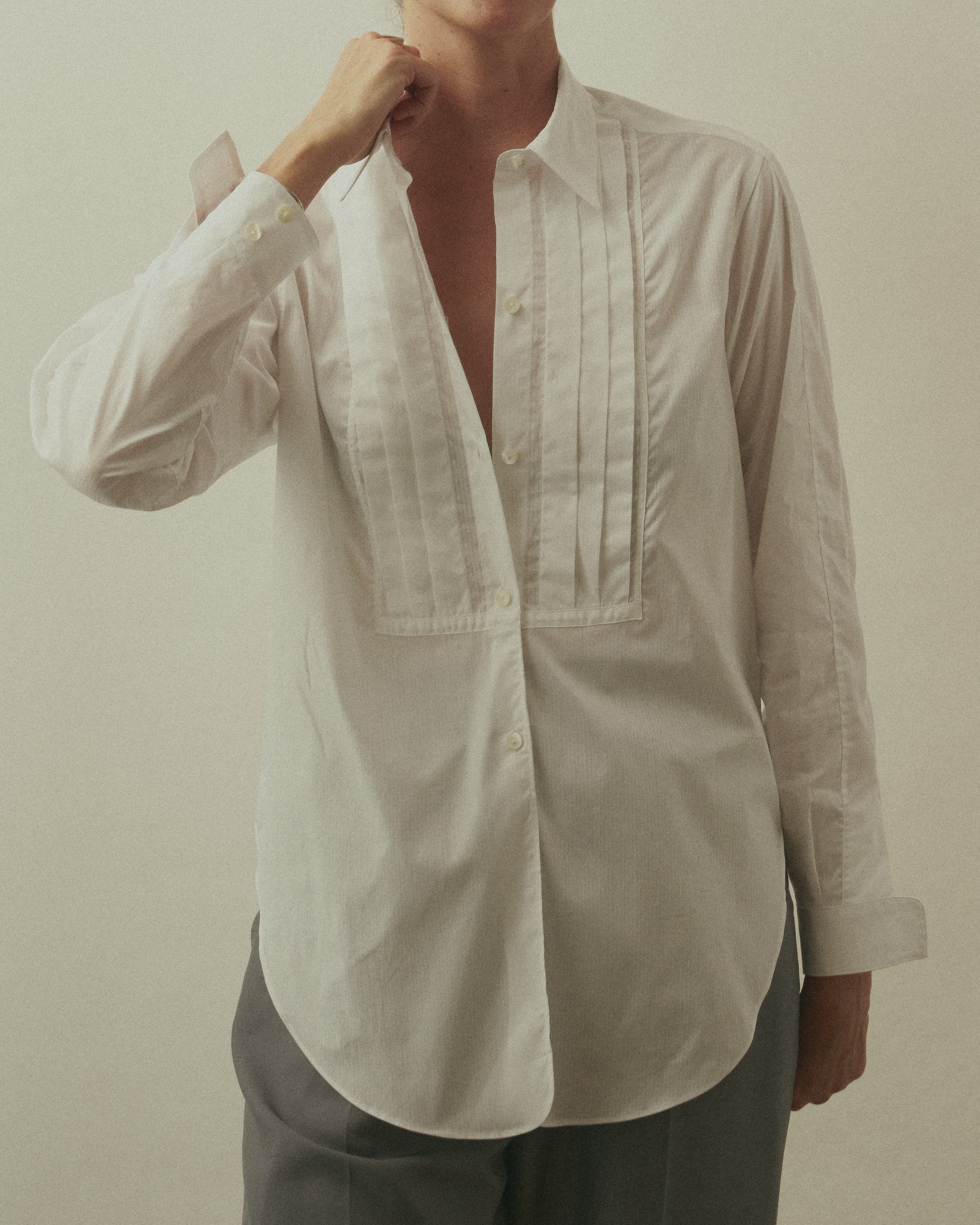 Mirador | White Shadow Stripe