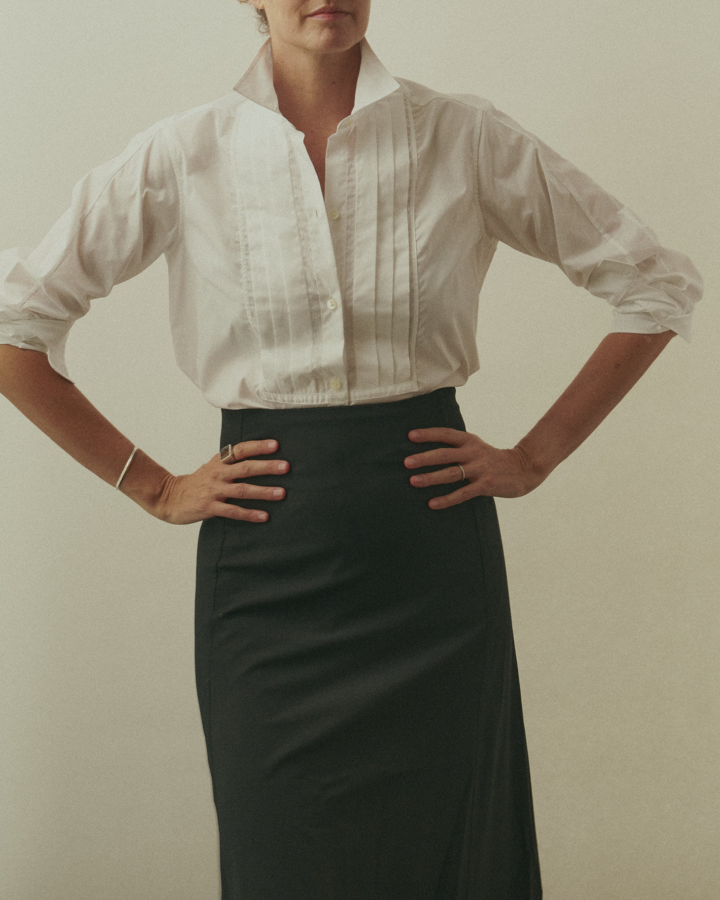 Mirador | White Shadow Stripe