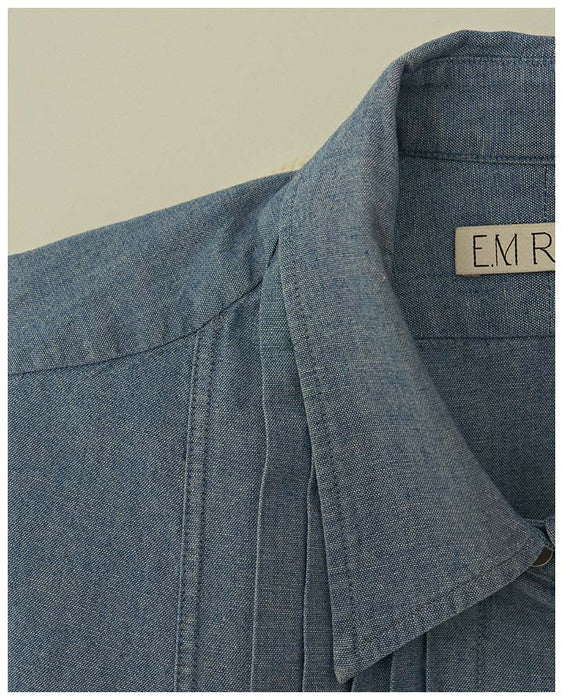 Mirador in Indigo Dyed Chambray