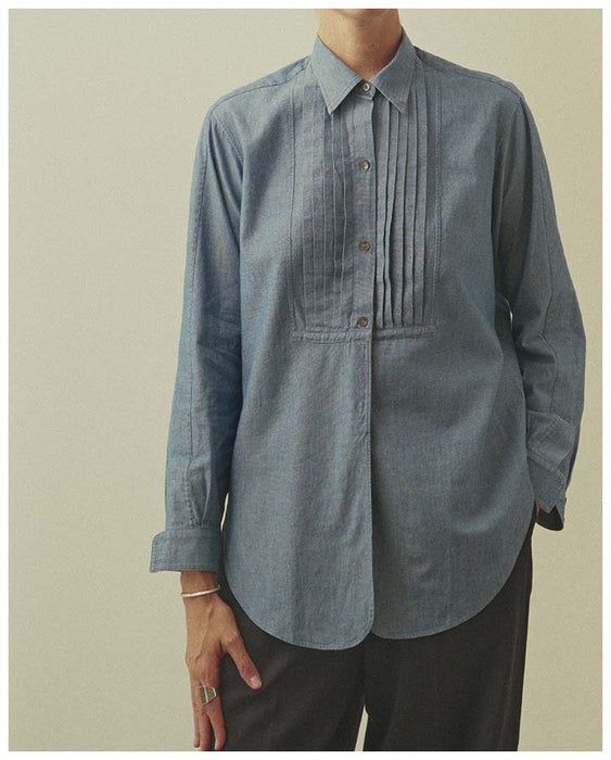 Mirador in Indigo Dyed Chambray
