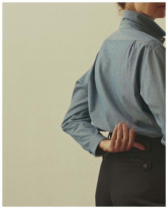 Mirador in Indigo Dyed Chambray