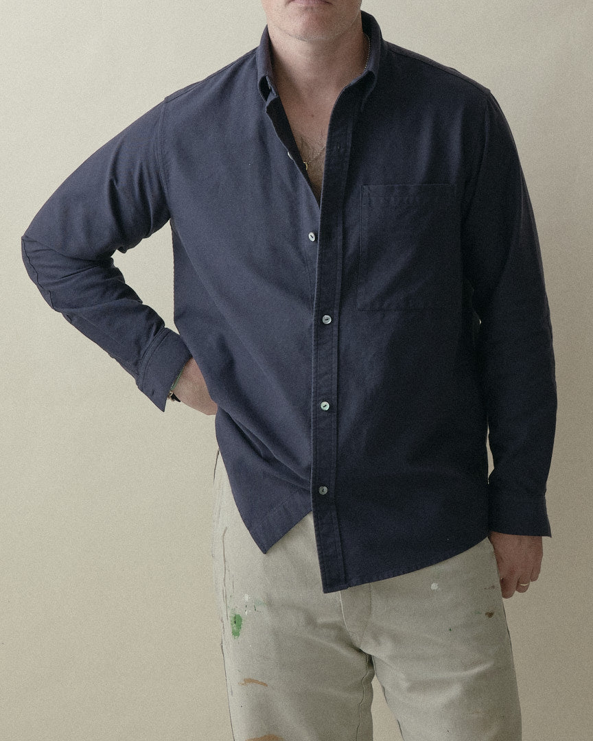 Scout's Honor | Inky Navy Japanese Oxford