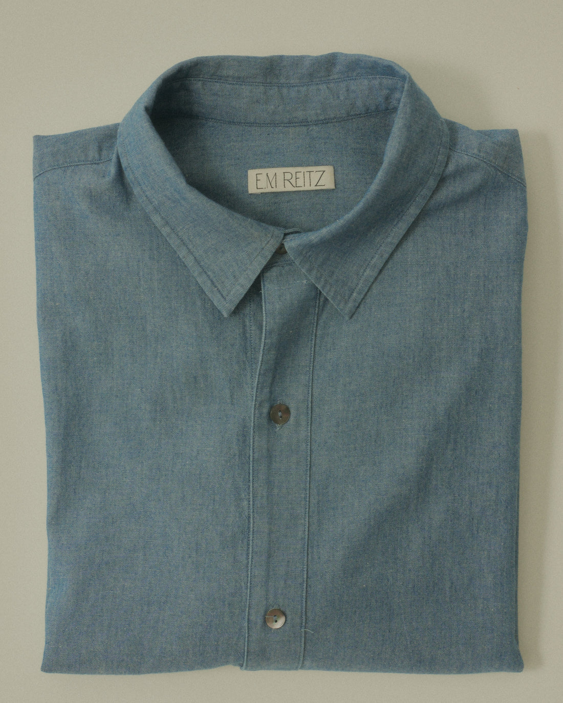 River | Indigo Dyed Chambray