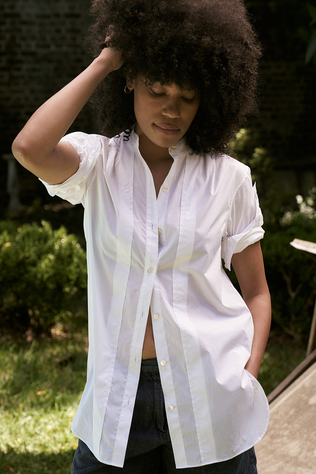 treatürself Rose accent shirt blouse Rose accent shirt blouse | Treat ürself